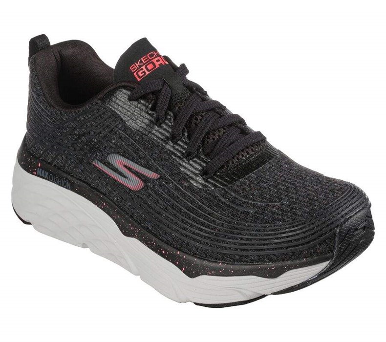 Dámské Tréninkové Boty Skechers Max Cushioning Elite - Your Planet Černé Růžové | MWLNPGE-10