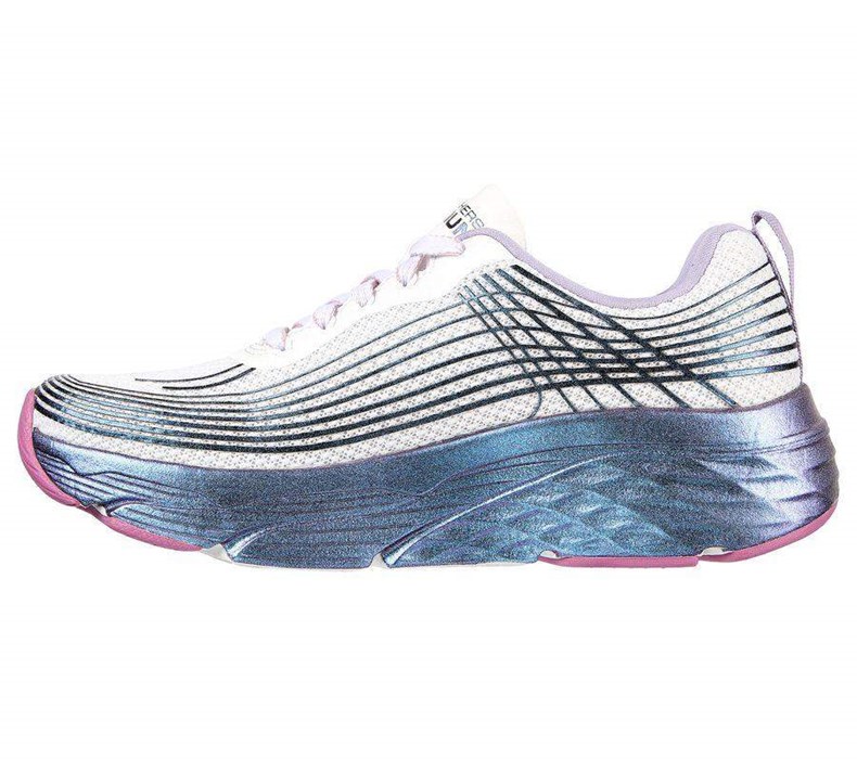 Dámské Tréninkové Boty Skechers Max Cushioning Elite - Wild Stride Bílé | ODHFXPG-29