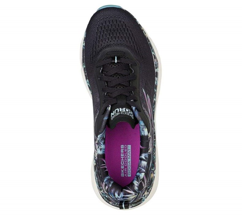 Dámské Tréninkové Boty Skechers Max Cushioning Elite - Blooming Paradise Černé Viacfarebný | QAXHJMS-87