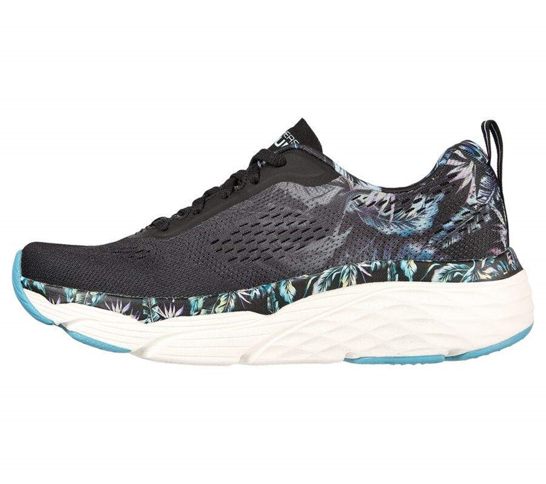 Dámské Tréninkové Boty Skechers Max Cushioning Elite - Blooming Paradise Černé Viacfarebný | QAXHJMS-87