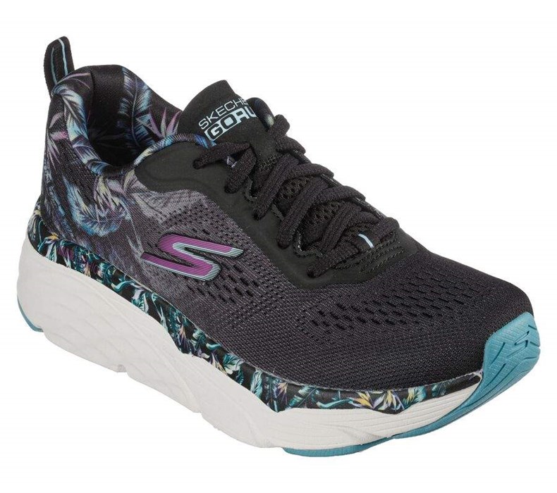 Dámské Tréninkové Boty Skechers Max Cushioning Elite - Blooming Paradise Černé Viacfarebný | QAXHJMS-87