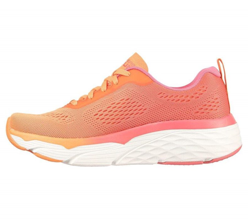 Dámské Tréninkové Boty Skechers Max Cushioning Elite - Destination Point Růžové Oranžové | TMBRJGZ-10