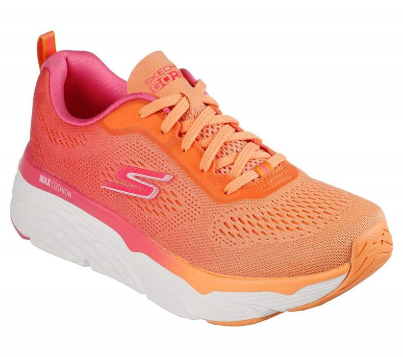 Dámské Tréninkové Boty Skechers Max Cushioning Elite - Destination Point Růžové Oranžové | TMBRJGZ-10