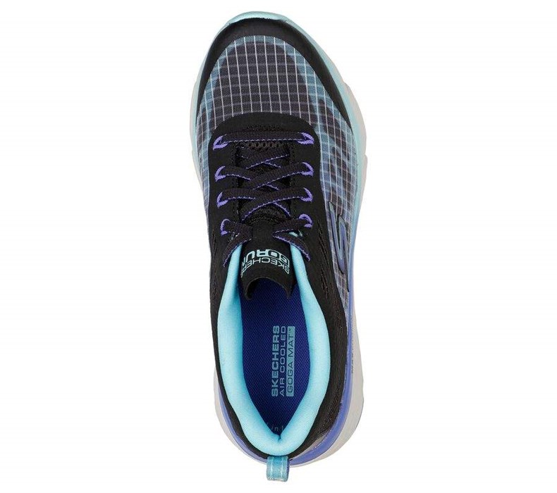 Dámské Tréninkové Boty Skechers Max Cushioning Elite - Even Stride Černé Světle Tyrkysové | VTQBZUE-80