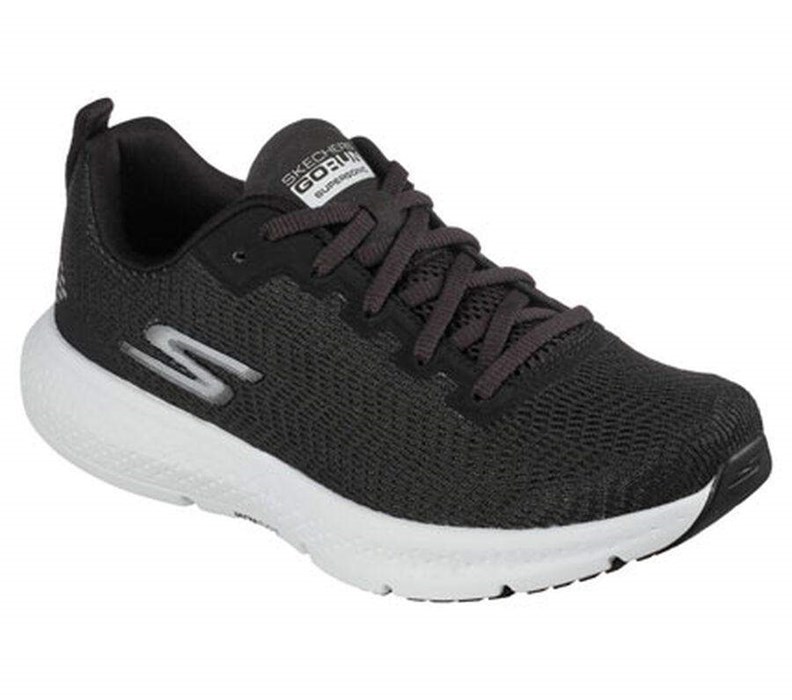 Dámské Tréninkové Boty Skechers Relaxed Fit: GO RUN Supersonic Černé Bílé | KOXHSRW-64