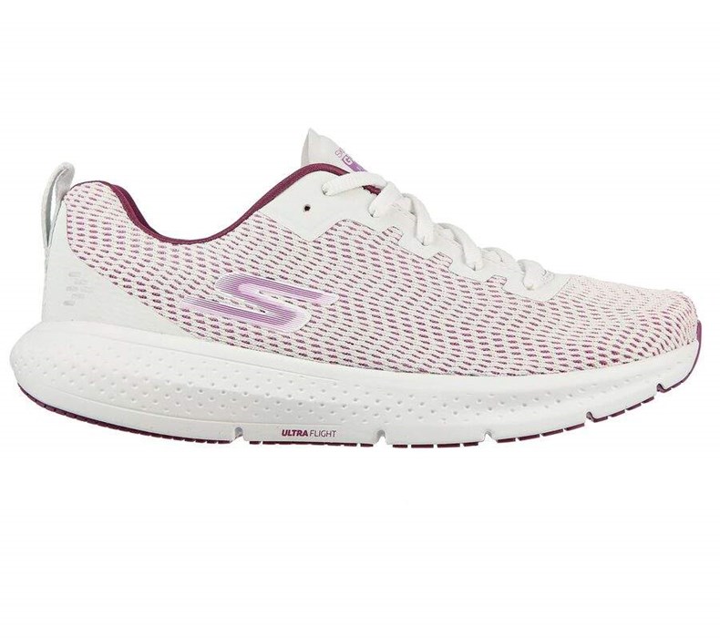 Dámské Tréninkové Boty Skechers Relaxed Fit: GO RUN Supersonic Bílé | NKWBAVS-85