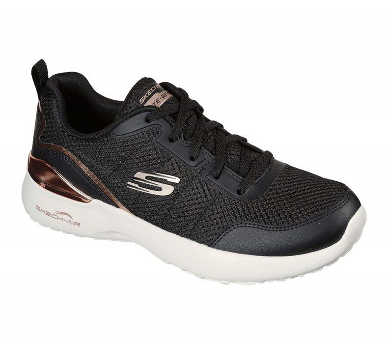 Dámské Tréninkové Boty Skechers Skech-Air Dynamight - The Halcyon Černé Růžové Zlaté | BGNISUM-91