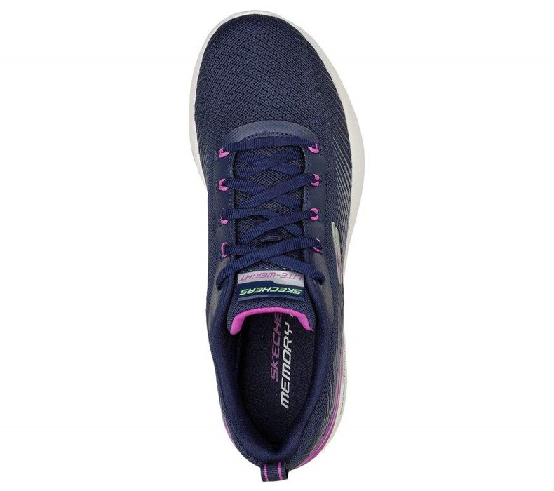 Dámské Tréninkové Boty Skechers Skech-Air Dynamight - Luminosity Tmavě Blankyt Fialové | FHCDAZL-83