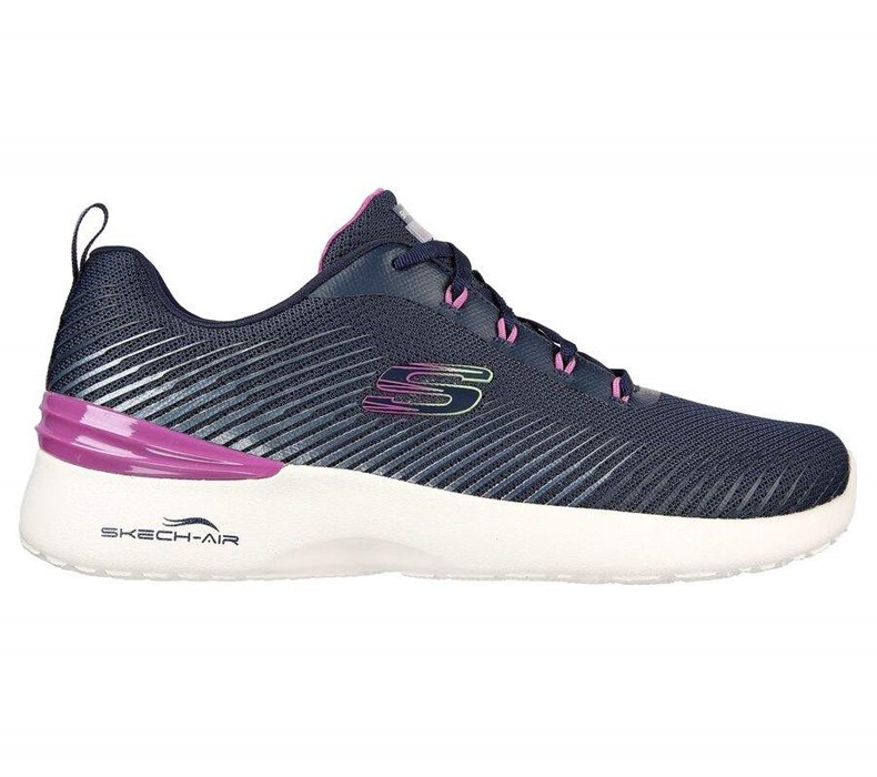 Dámské Tréninkové Boty Skechers Skech-Air Dynamight - Luminosity Tmavě Blankyt Fialové | FHCDAZL-83