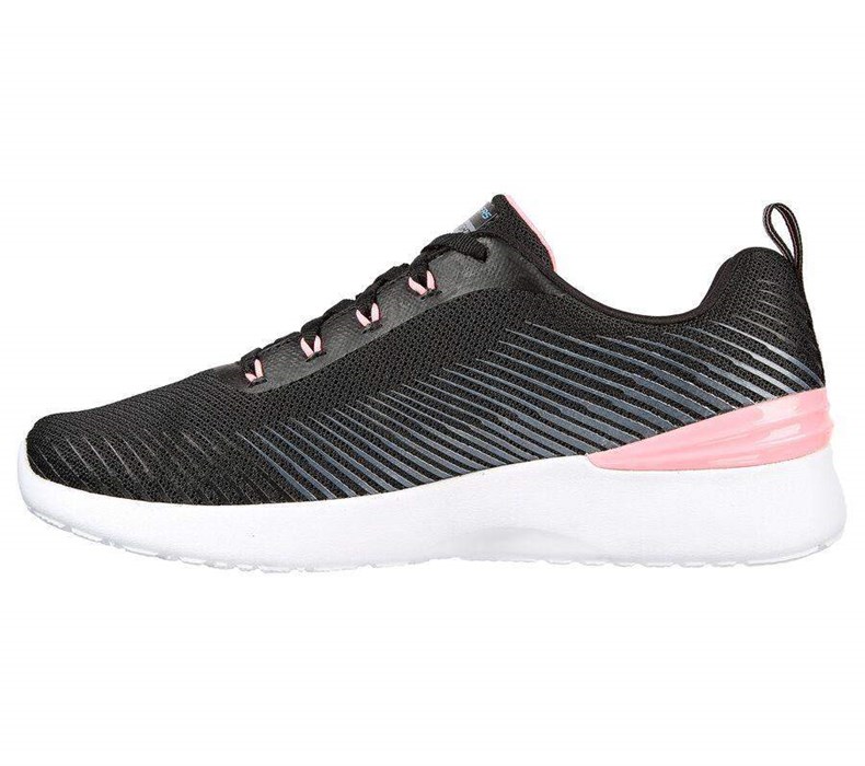 Dámské Tréninkové Boty Skechers Skech-Air Dynamight - Luminosity Černé Růžové | FYWHQCS-04