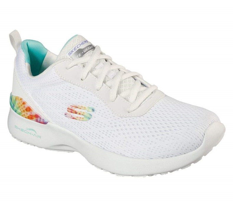 Dámské Tréninkové Boty Skechers Skech-Air Dynamight - Groovy Path Bílé Viacfarebný | WNSDTJP-40