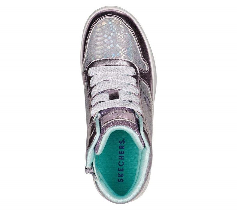 Dívčí Boty Casual Skechers Standouts - Sleek Shines Levandule | ITSKCNQ-02