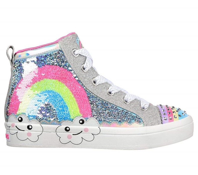 Dívčí Boty Casual Skechers Twi-Lites 2.0 - Rainbow Daydreams Stříbrné Viacfarebný | MQYZWUN-38