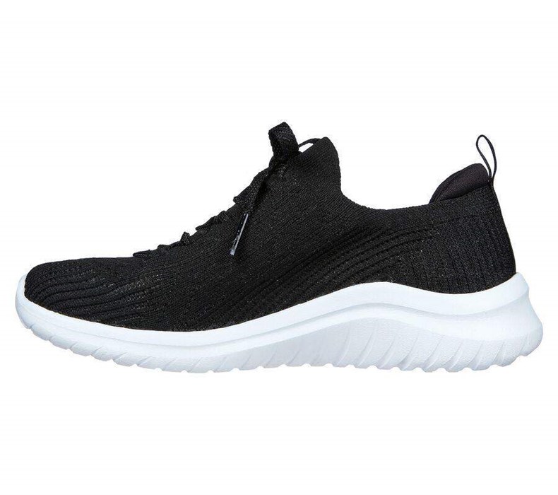 Dívčí Boty Casual Skechers Ultra Flex 2.0 - Classic Černé Bílé | JPIFDRH-78