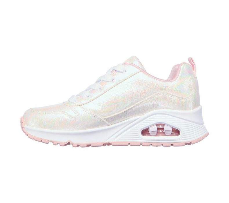 Dívčí Boty Casual Skechers Uno - Opal Shines Bílé Viacfarebný | USQRGWT-03