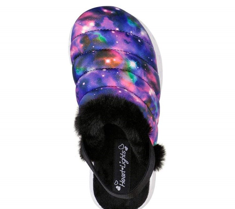 Dívčí Mokasíny Skechers Heart Lights - Cosmic Cozies Černé Viacfarebný | BMJSWFV-06