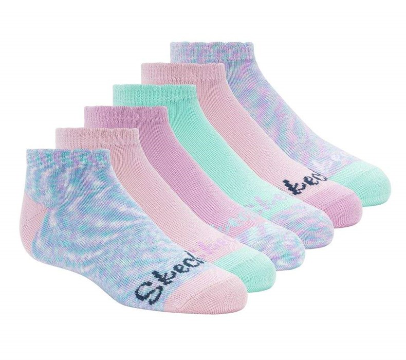 Dívčí Ponožky Skechers Pastel Low Cut - 6 Pack Viacfarebný | XFGHIWT-87