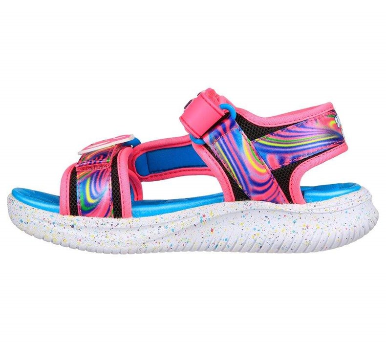 Dívčí Sandály Skechers Jumpsters - Splasherz Černé Viacfarebný | KIXPCSV-30