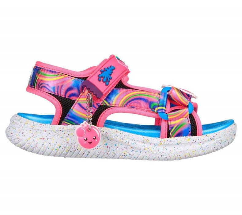 Dívčí Sandály Skechers Jumpsters - Splasherz Černé Viacfarebný | KIXPCSV-30