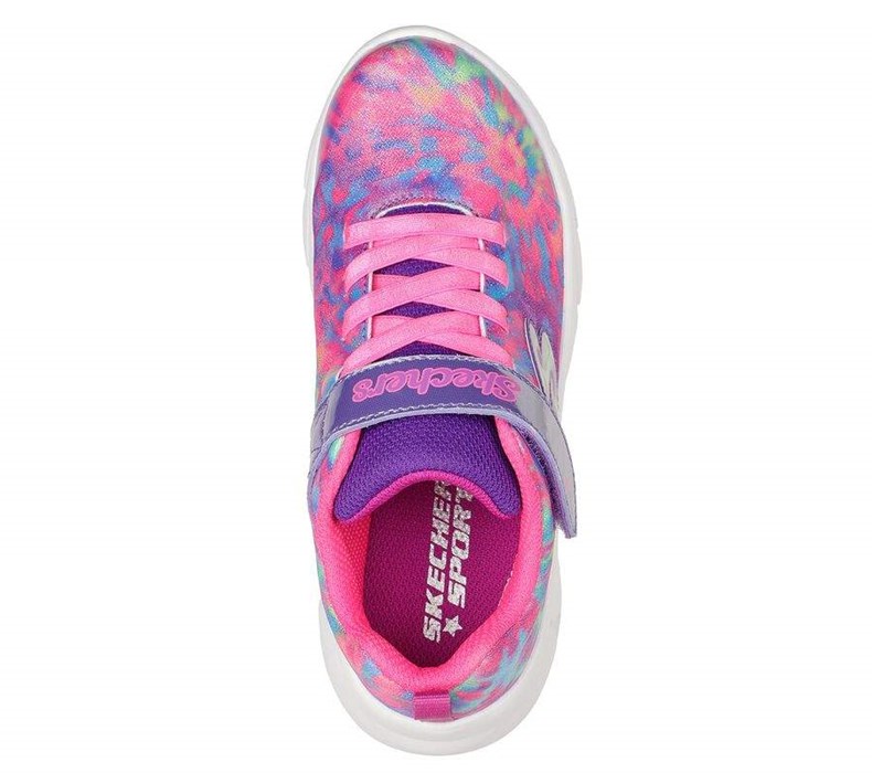 Dívčí Tenisky Skechers Dynamic Dash - Vivid Paint Fialové Viacfarebný | IPXZVAK-29