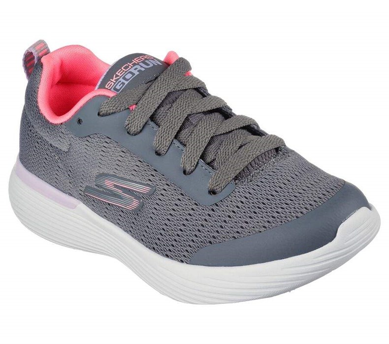 Dívčí Tenisky Skechers GOrun 400 V2 - Basic Edge Šedé Růžové | CLPTDWS-20