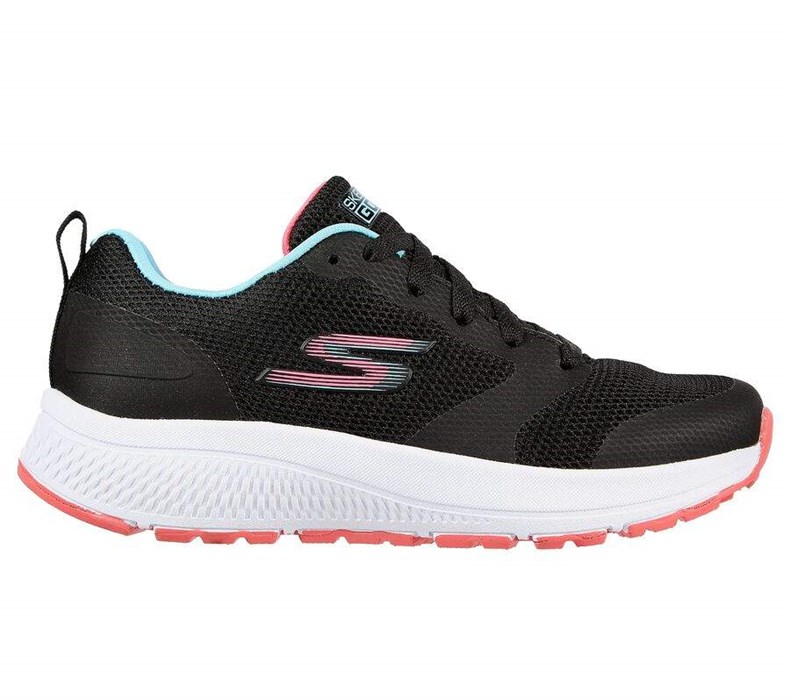 Dívčí Tenisky Skechers GOrun Consistent - Bright Logics Černé | LOZQNMW-10