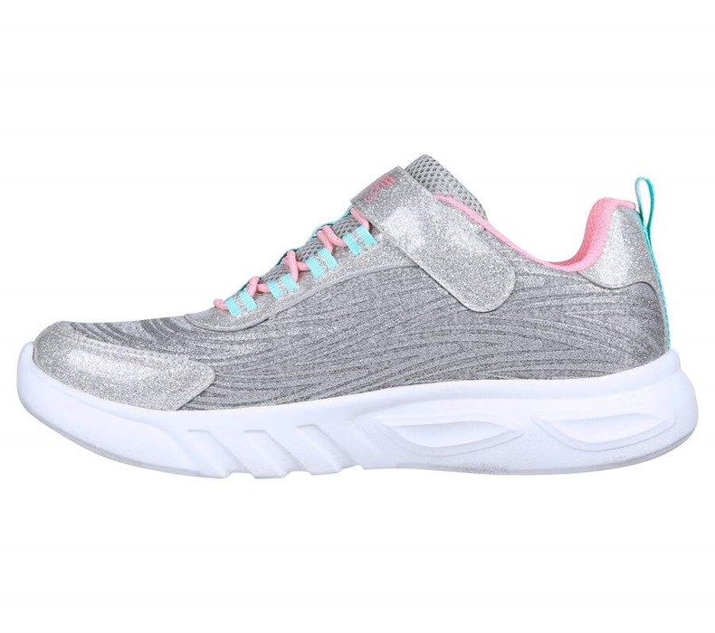 Dívčí Tenisky Skechers Glow-Brites - Dazzle Force Světle Šedé | ZVHJXYF-67