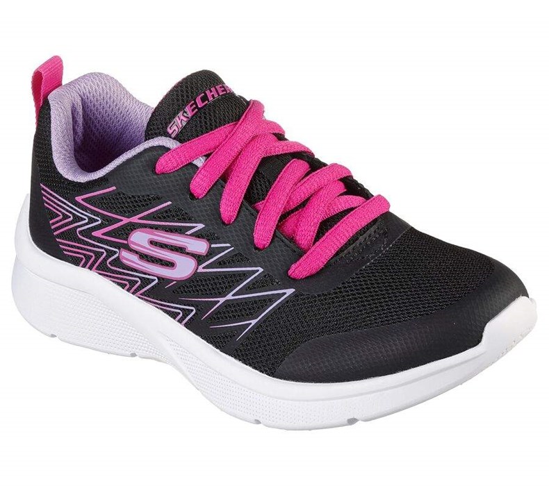 Dívčí Tenisky Skechers Microspec - Bright Runner Černé | MAXNRTI-95