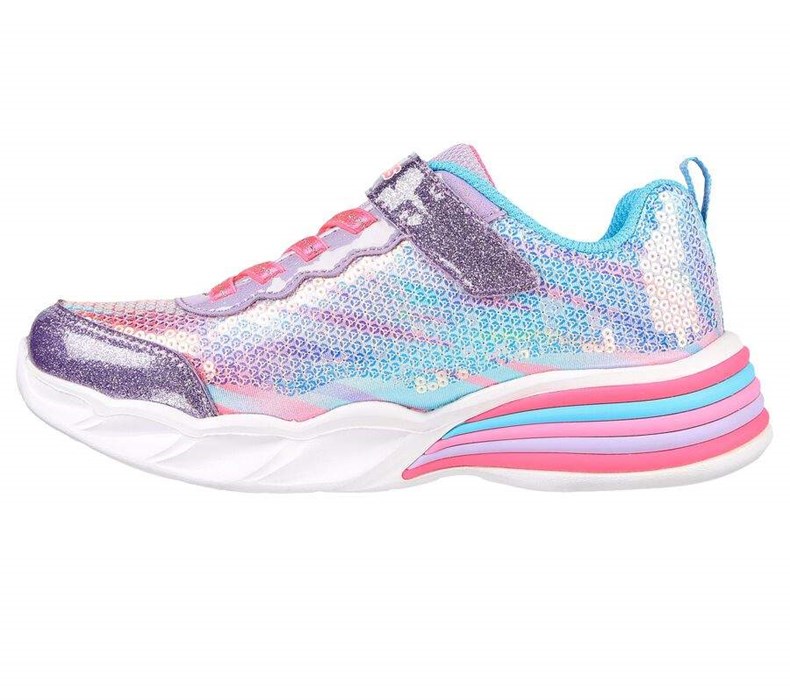 Dívčí Tenisky Skechers Sweetheart Lights - Let's Shine Fialové Viacfarebný | WHKNEYR-84