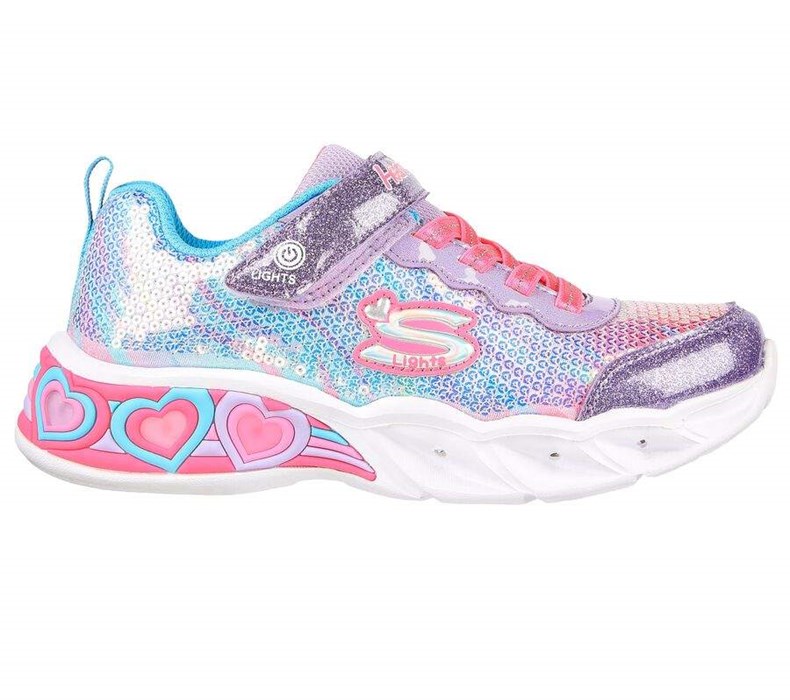 Dívčí Tenisky Skechers Sweetheart Lights - Let's Shine Fialové Viacfarebný | WHKNEYR-84