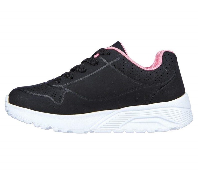 Dívčí Tenisky Skechers Uno Lite - In My Zone Černé | YQGTRLM-39