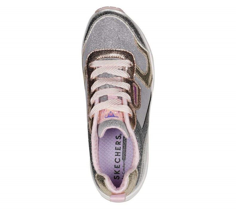 Dívčí Tenisky Skechers Uno - Metallic Remix Zlaté | JXLCKOU-16