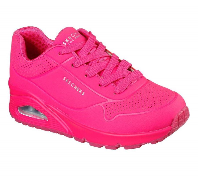 Dívčí Tenisky Skechers Uno - Night Shades Růžové | OHDJMIS-95