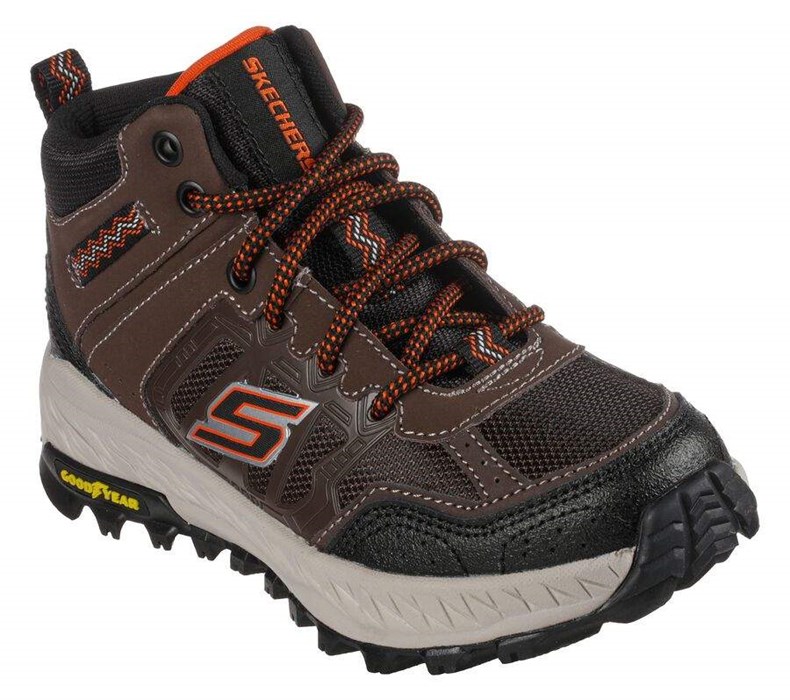 Dívčí Trailové Boty Skechers Fuse Tread - Trek-Surge Čokolády Černé | KZJWANM-91