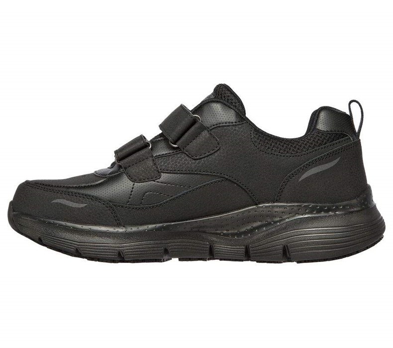 Pánské Bezpečnostní Boty Skechers Arch Fit SR - Xantic Černé | CQYZPUX-37