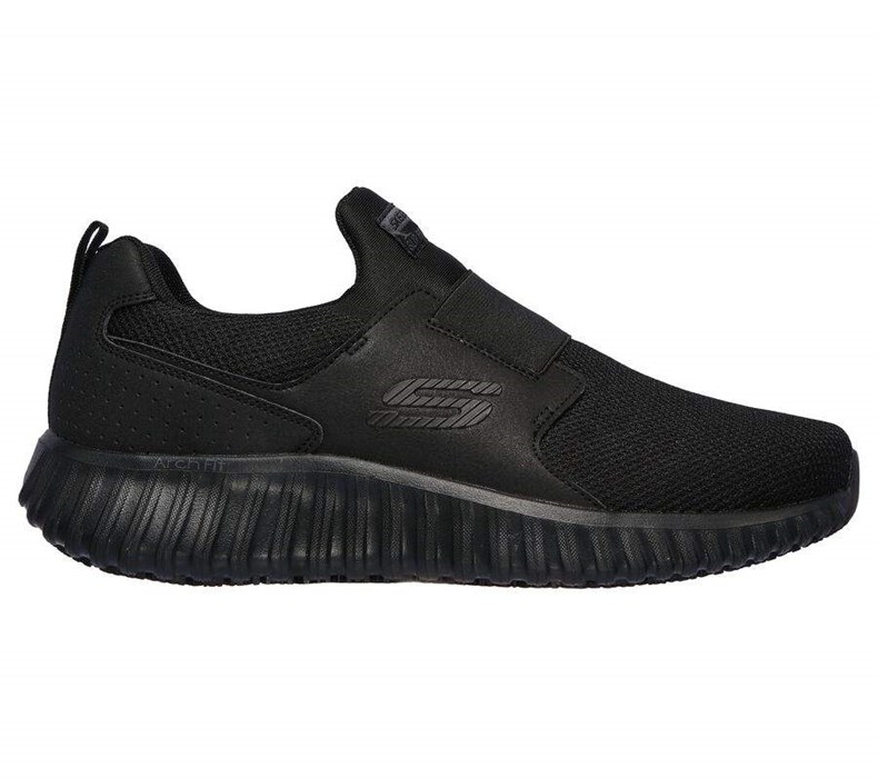 Pánské Bezpečnostní Boty Skechers Arch Fit SR - Cicades Černé | JNUYZKC-62