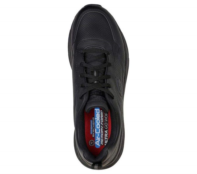 Pánské Bezpečnostní Boty Skechers Max Cushioning Elite SR - Derowen Černé | BHUEWSK-75