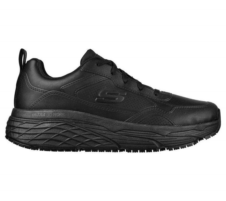 Pánské Bezpečnostní Boty Skechers Max Cushioning Elite SR - Derowen Černé | BHUEWSK-75