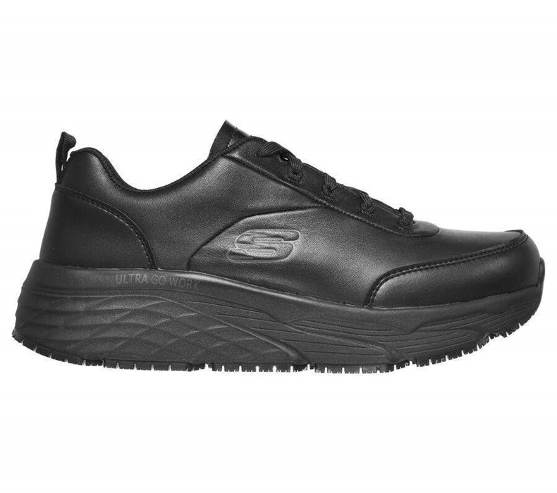 Pánské Bezpečnostní Boty Skechers Max Cushioning Elite SR - Filchner Černé | YHBCFNI-16