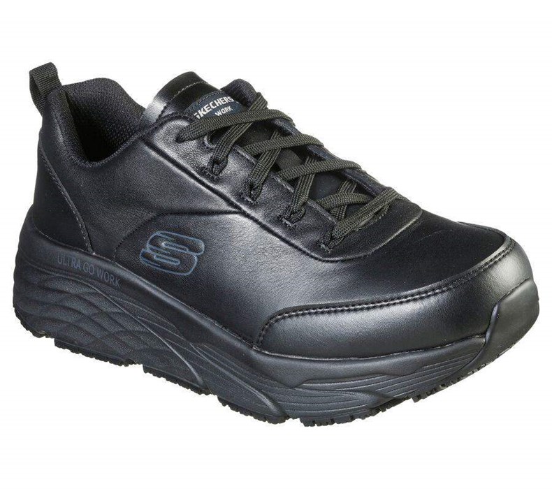 Pánské Bezpečnostní Boty Skechers Max Cushioning Elite SR - Filchner Černé | YHBCFNI-16