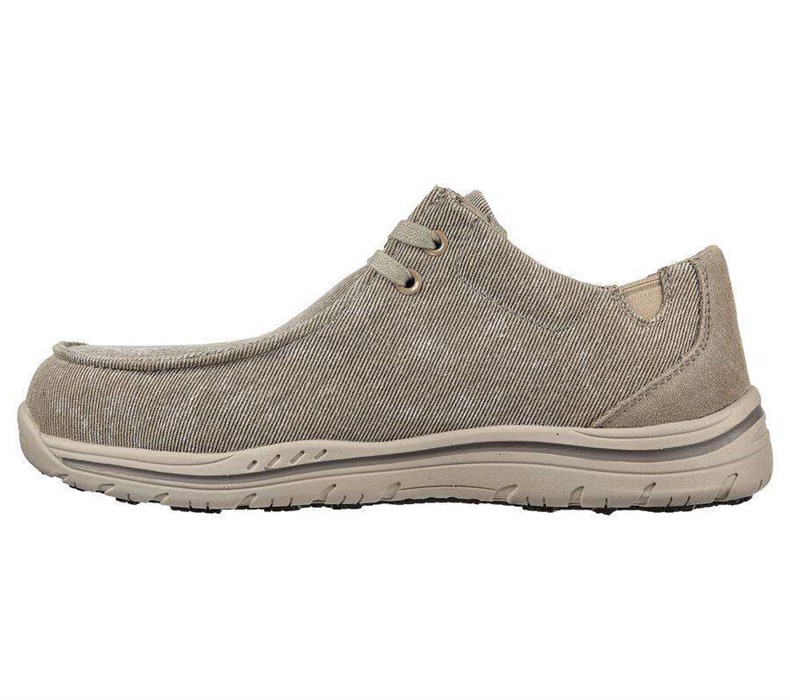 Pánské Bezpečnostní Boty Skechers Otsego - Onerous Alloy Špicí Hnědé | OXBMWEC-05