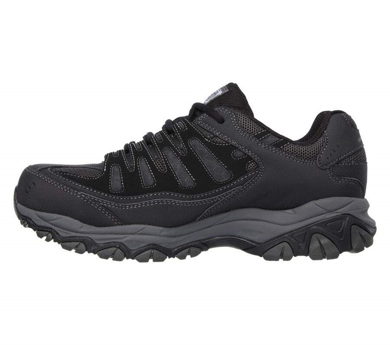 Pánské Bezpečnostní Boty Skechers Relaxed Fit: Cankton ST Černé Šedé | AWQUKVF-76