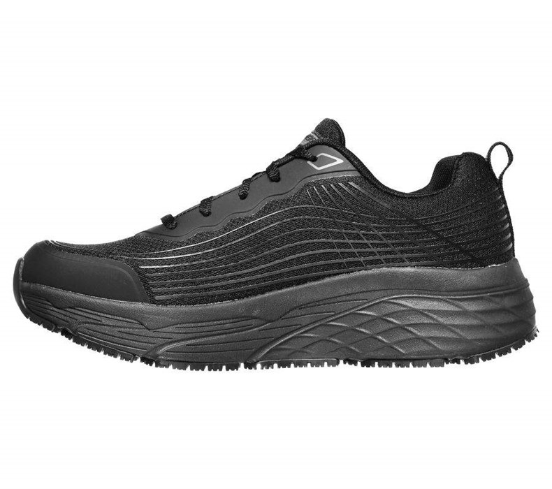 Pánské Bezpečnostní Boty Skechers Relaxed Fit: Max Cushioning Elite SR - Rytas Černé | COHNBEW-64