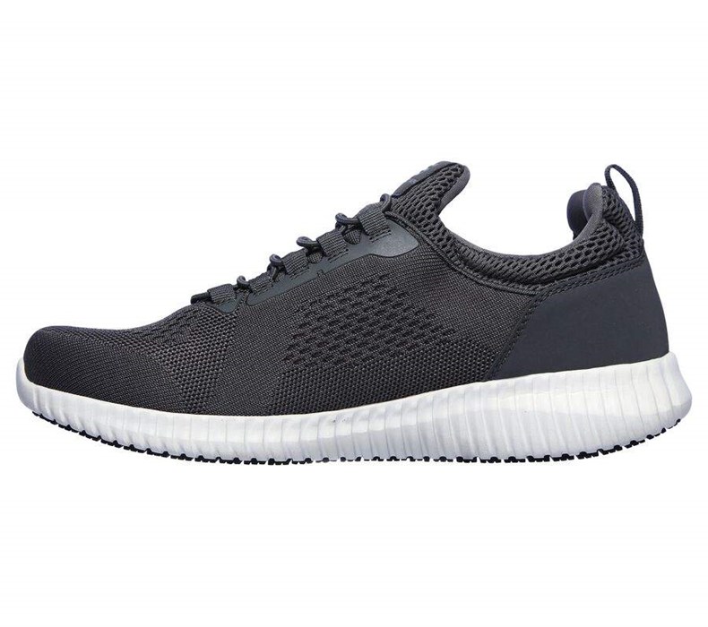 Pánské Bezpečnostní Boty Skechers Relaxed Fit: Cessnock SR Šedé | DOXLGFB-65