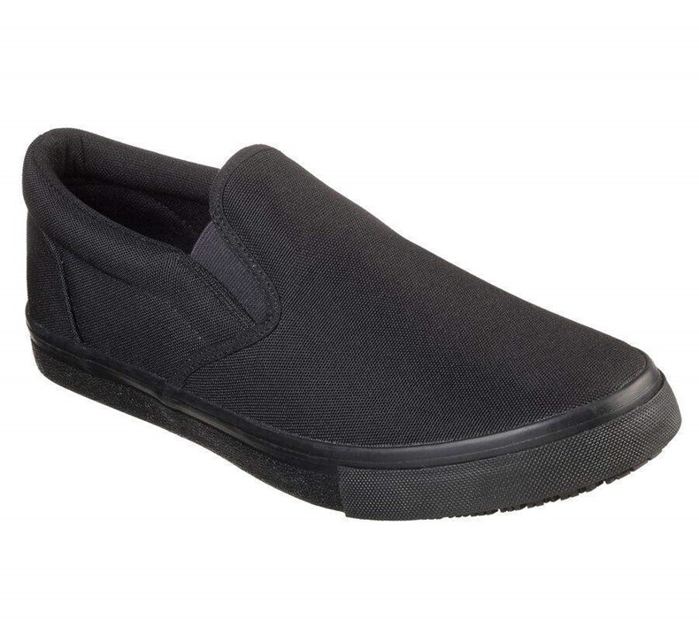 Pánské Bezpečnostní Boty Skechers Relaxed Fit: Sudler - Dedham SR Černé | EKPNRVO-86