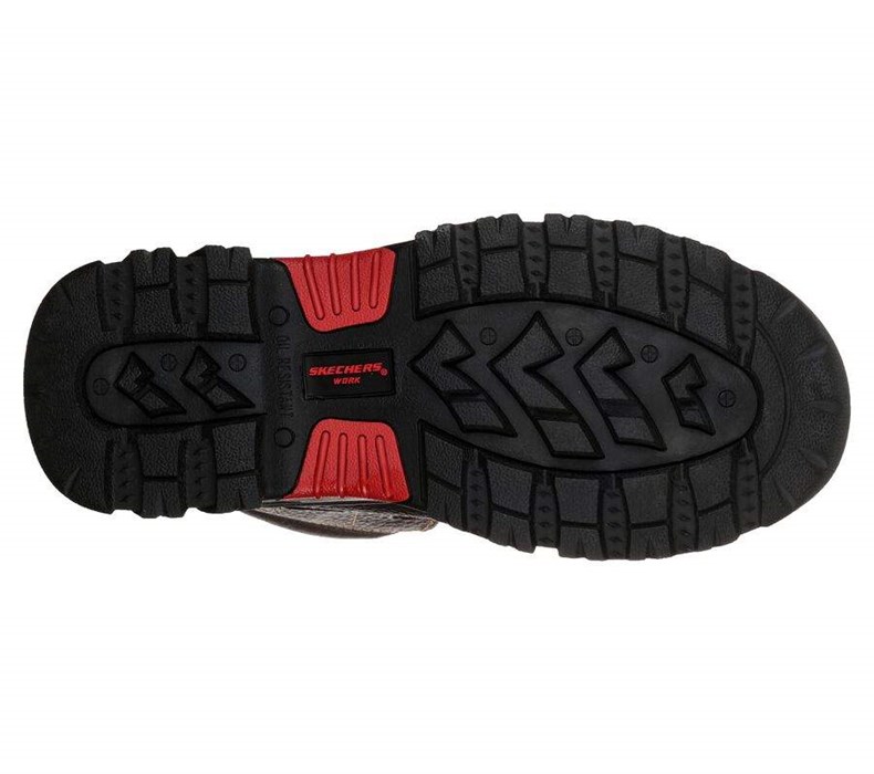 Pánské Bezpečnostní Boty Skechers Relaxed Fit: Burgin - Congaree Hnědé | FLHPXUK-57