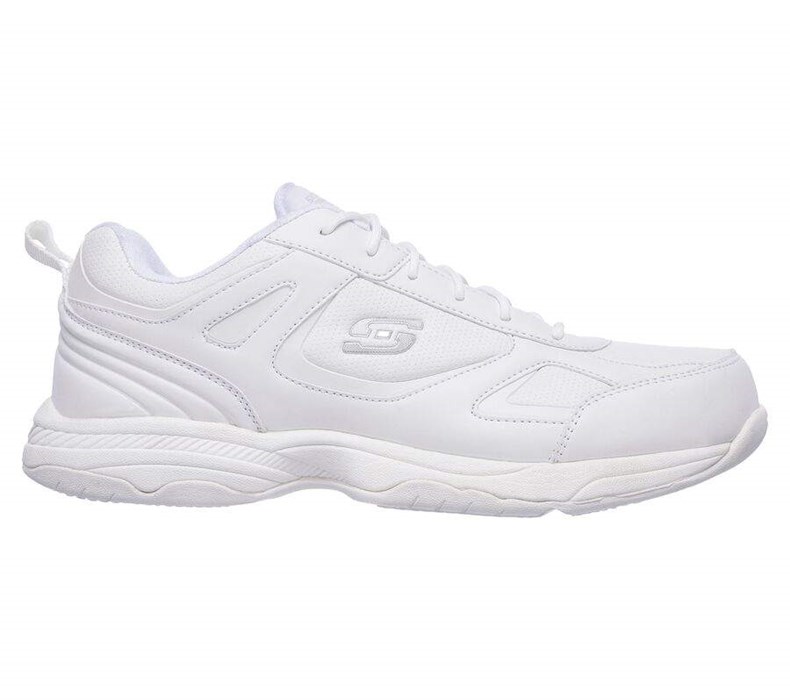 Pánské Bezpečnostní Boty Skechers Relaxed Fit: Dighton SR Bílé | HGZCSJT-49