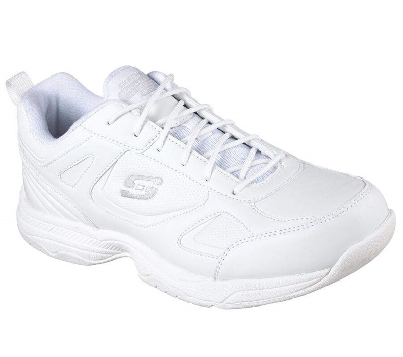 Pánské Bezpečnostní Boty Skechers Relaxed Fit: Dighton SR Bílé | HGZCSJT-49