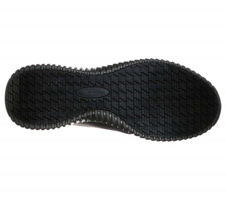 Pánské Bezpečnostní Boty Skechers Relaxed Fit: Cessnock - Alesser SR Černé | JNHYZGI-83