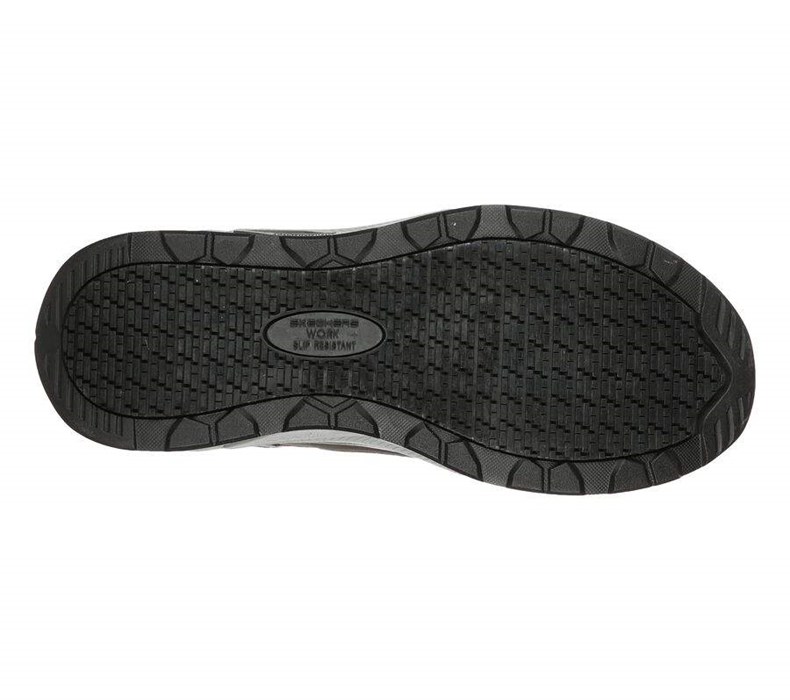 Pánské Bezpečnostní Boty Skechers Relaxed Fit: Max Stout Alloy Špicí Černé | SJABCUT-21